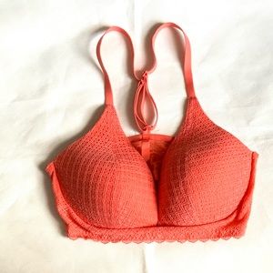 Victoria secret Bra lightly lined plunge 34D pink